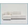 thumbnail image 6 of Modern Lamb Wool Left-Facing Sectional Sofa with Chaise for Living Room, 6 of 17