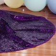 thumbnail image 2 of 48-Inch Embroidery Sequin Christmas Tree Skirt, Purple, 2 of 7