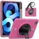 thumbnail image 1 of Funda de TPU + PC a prueba de golpes para tableta con soporte, ranura para bolígrafo y correa para el hombro para iPad Air 2022/2020 de 10.9" (rosa y rojo), 1 of 5