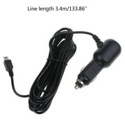 Dash Cam Charger Cable for Car Charger Adapter with Cable Mini-USB Power Cord