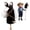 Black, variant on HollyHOME 36 Inch Stick Horse Handcrafted Hobby Horse with Wooden Handles Real Pony Neighing and Galloping Sounds Pretend Play for Kids Dark Brown