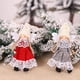 thumbnail image 1 of Muñeco de adorno de Navidad, Ángel colgante de Navidad, Colgante de muñeca de ángel de alce, Muñeco de adorno de árbol de Navidad Adornos de Navidad para niños 2 piezas (Ángel de encaje) Xemadio JQWJ337, 1 of 7