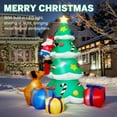 thumbnail image 5 of PayUSD 7FT Christmas Inflatables Decoration Outdoor LED Lights Santa Claus Being Chased Up the Tree Blow Up Xmas Decor Lawn Yard Patio Garden Christmas Decor Indoor Festive Holiday Spirit, 5 of 7