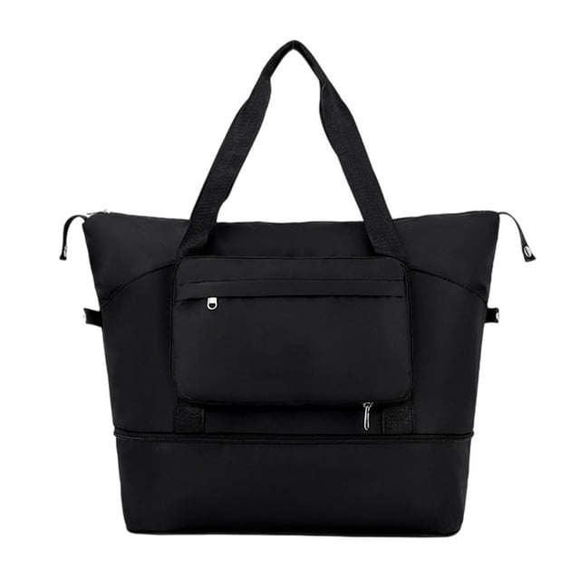 Sac de Voyage Pliable avec Séparation Humide et Sec Violet pour Sports, Bagages à Main pour Week-Ends et Journées à la Plage