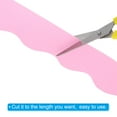thumbnail image 4 of Uxcell 2.24" x 32.8Ft Bulletin Board Border,Scalloped Trim Strips Wall Decor, Pink, 4 of 6
