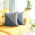 thumbnail image 1 of Boho-Chic Decorative Houndstooth Jacquard Pillow Covers (2 pcs in set), 1 of 18