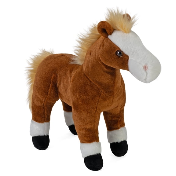 Wild Republic Horse Plush, Stuffed Animal, Plush Toy, Gifts for Kids, Cuddlekins, Brown 12 Inches