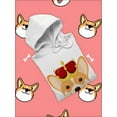 thumbnail image 3 of Royal Corgi Smiling Royal Crown Hoodie Women -Image by Shutterstock, Female 5X-Large, 3 of 4