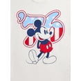 thumbnail image 5 of Disney Mickey Mouse Boys American Flag Graphic Tee with Short Sleeves, Sizes 4-20, 5 of 10
