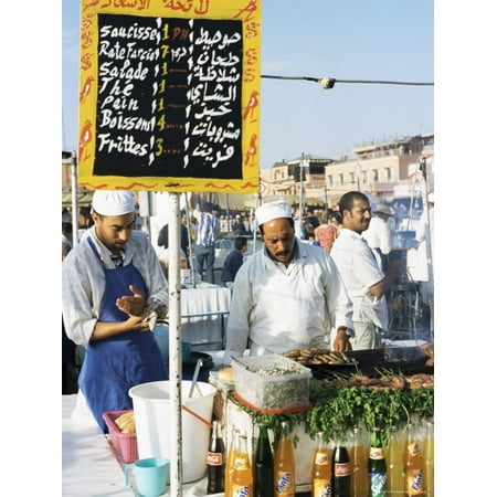 Food Stalls - Food Stalls, Djemaa El Fna, Marrakesh, Morocco, North Africa, Africa Print Wall Art By Lee Frost