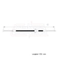 thumbnail image 2 of Cable Chicote Liberador De Cofre Compatible Con Nissan Np300 2.4L 1998 1999 2000 2001 2002 2003 2004 2005 2006 2007 2008 2009 2010 2011 2012 2013 CAHSA Cable Chicote Acelerador, 2 of 6