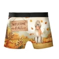 thumbnail image 2 of Welcome Fall Afghan Hound Cozy Autumn Field Pumpkins Golden Leaves All Over Print Boxer Briefs Underwear for Men Dad Dog Lover - 12013, 2 of 6