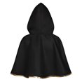 thumbnail image 4 of Ceisia Medieval Hooded Cape Cloak Gold Edge Trim Vintage Robe Halloween Role Play Outfit For Renaissance Party Stage Performance Cosplay Event Gift, 4 of 5