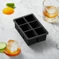 thumbnail image 5 of Large Ice Cube Tray for Lids 4 Pack, Whiskey Big Square Ice Cube Maker for Cocktail Silicone Old Fashioned Ice Molds, 5 of 5