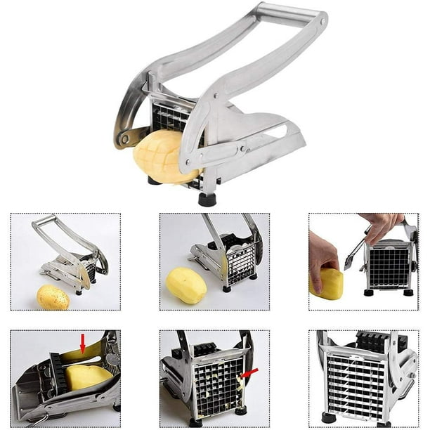 Cortador de papas fritas JAMW acero inoxidable 12 mm 9 mm Sencillez