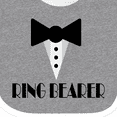 thumbnail image 4 of Inktastic Ringbearer Mock Tux Wedding Tuxedo Boys Baby Bib, 4 of 4