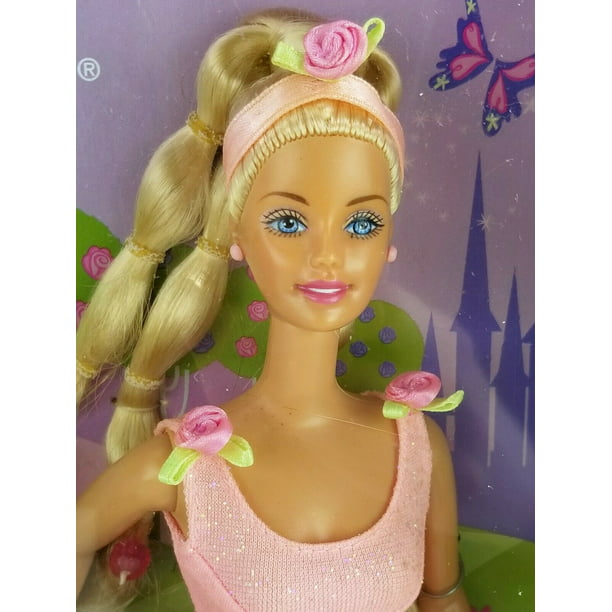 Assimileren catalogus Bezem Rose Princess Barbie Doll 2000 Mattel #56615 - Walmart.com