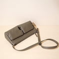 thumbnail image 5 of Genuine Cowhide Women Crossbody Bag, Brown Leather Rectangular Shoulder Purse, 5 of 8