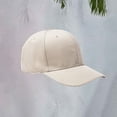 thumbnail image 3 of Unisex Classic Cotton Baseball Cap - Solid Color Adjustable Dad Hat for Daily Wear, Sports & Outdoor Activities-Beige, 3 of 5