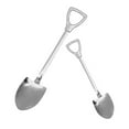 thumbnail image 2 of Coofit 2PCS Coffee Spoon Stainless Steel Shovel Shape Sugar Spoon Dessert Spoon, 2 of 8