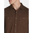 thumbnail image 4 of George Men's and Big Men’s Knit Overshirt, Sizes S-3XL, 4 of 5