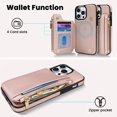 thumbnail image 4 of Funda tipo cartera Delidigi para iPhone 14 Pro Max con tarjetero, 4 of 7