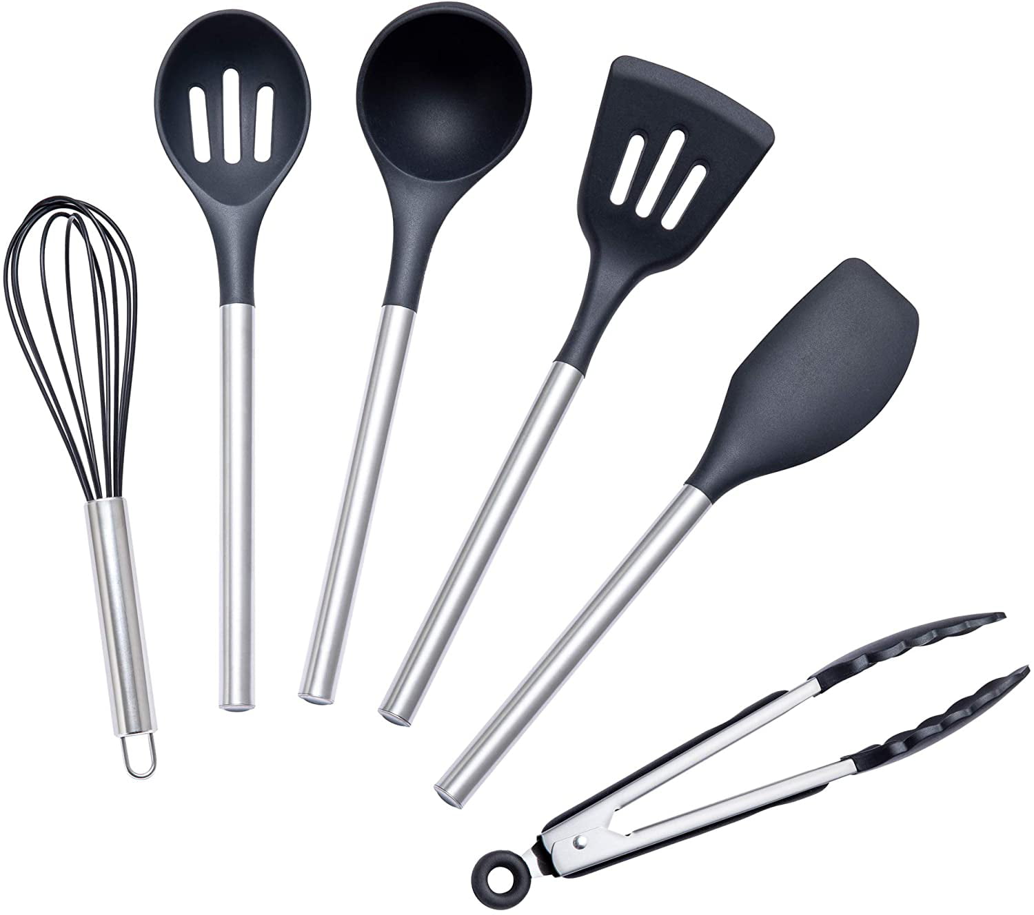 12X Silicone Kitchenware Non-Stick Pan Heat Resistant Kitchen Utensils Kit US