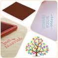thumbnail image 4 of Uxcell 5x4" Craft Ink Pad, Washable Stamp Ink Pad DIY Ink Pad for Rubber Stamp Card Making Stamping Scrapbook Fingerprint Footprint Handprint, Brown, 4 of 5