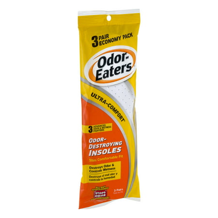Odor Eaters Ultra Comfort Insoles, 3 Pairs