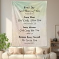 thumbnail image 4 of Cross Fleece Blanket For Friends Couples Holiday Gift Religious Faith Inspired Sofa Bed Travel Camping Polyester Throw Shipped From USA Soft Warm Comfortable Flannel Blanket Gift, 4 of 8