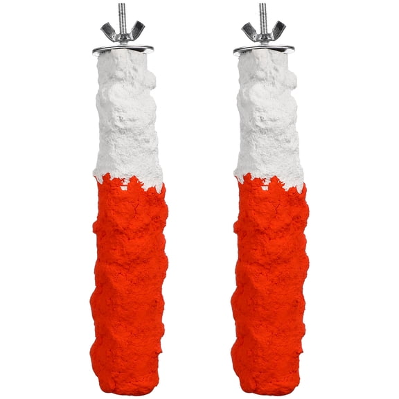 ROSENICE Standing Pole for Birds Cuttlebone Perch Calcium Perches Parrots Birdcage 17.50X2.50X2.50CM