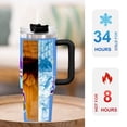 thumbnail image 5 of Chibiverse-theme Insulated Stainless Steel Tumbler with Handle Gifts For Family Friends Fans and Straw Fits in Standard Cup Holder 40 OZ, 5 of 6