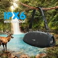 thumbnail image 5 of W-KING (120W PEAK)70W Portable Loud Bluetooth Speakers with Wireless Microphone, Waterproof Outdoor Wireless Bluetooth, 5 of 6