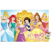 Disney Princess - Keys Wall Poster with Push Pins, 22.375" x 34"