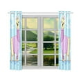 thumbnail image 3 of Mkhert Alpaca Blackout Window Curtain Kitchen Curtain 26X39 Inch, 2 Panels, 3 of 3