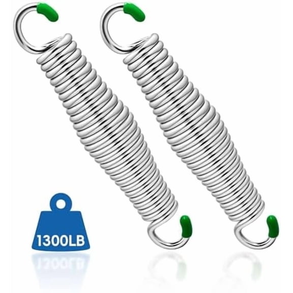 2 Pack Premium Porch Swing Springs,1300 LB Heavy Duty Springs, Rust Resistant Swing Springs, Spring for Swing Hammock Hanging Chair Spring for Hammock Spring,Porch Swings