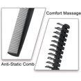 thumbnail image 3 of Paquete de 2 cepillos de pelo plegables de plástico para viajes, peine plegable, desenredante, plegable, antiestático, bolsillo plegable Sincero Electrónica, 3 of 5
