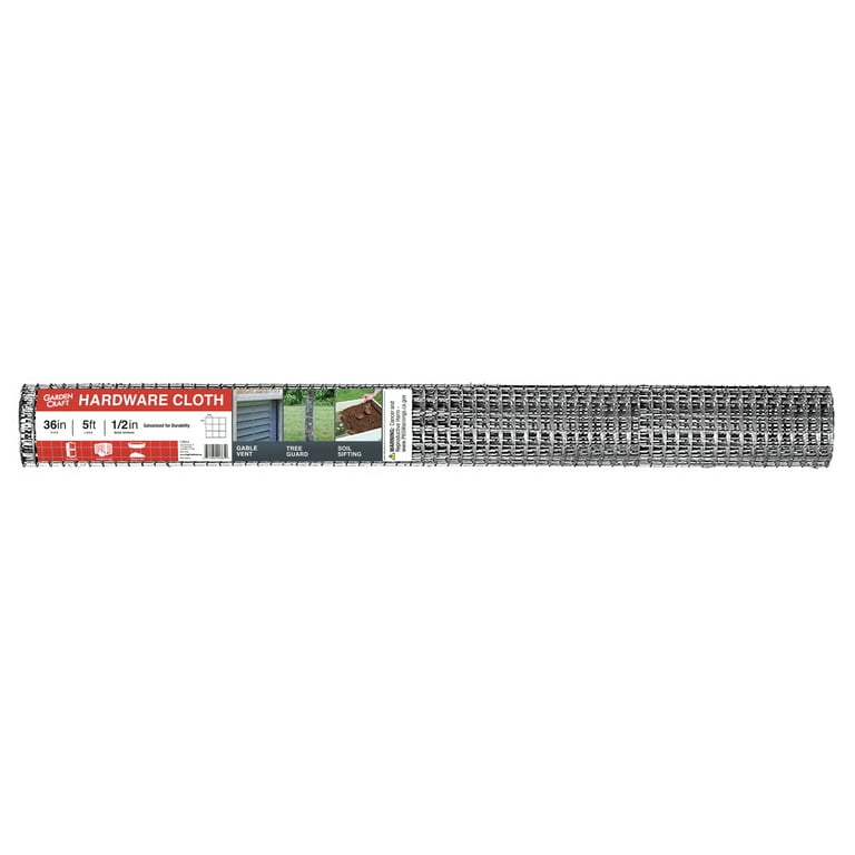 Garden Craft 36 in. H X 10 L Steel Hardware Cloth Garden Craft 36 in. H X 10 L Steel Hardware Cloth