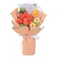 thumbnail image 2 of Ramo de ganchillo hecho a mano, flores artificiales, ramo de margaritas de flores tejidas, mano de obra, decoración del hogar elegante y duradera Naranja, 2 of 9