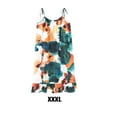 thumbnail image 4 of Sonducket Camisón de mujer con estampado floral, vestido de noche con cuello , ropa de dormir informal suelta para vacaciones en casa, blanco Type3 NO3, 4 of 6