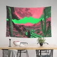 thumbnail image 4 of Easygdp Neon Desert Moon Tapestry Wall Hanging, Wall Tapestries for Bedroom Aesthetic Living Room Office Decor 60x40in, 4 of 8
