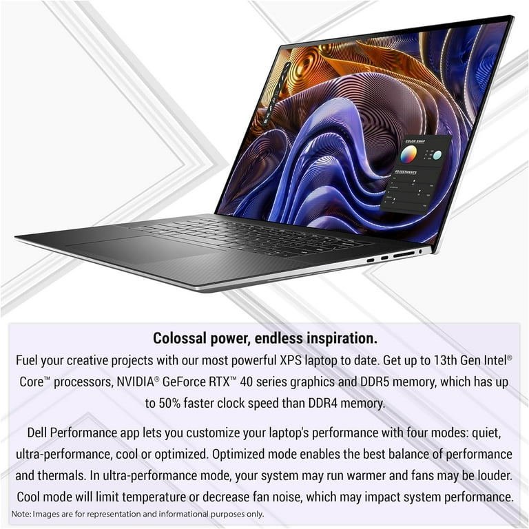 Dell XPS 17 Laptop, Intel Core i9-13900H, 64 GB DDR5 RAM, 2 TB SSD