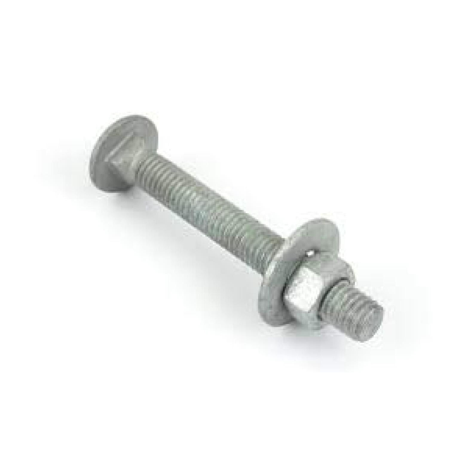 50 Boulons Hexagonaux Galvanisés 1/2-13 X 7 Pouces - Acier, écrous Inclus, Marque Fastenere