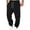 Black, variant on Men's and Big Men's Cargo Sweatpants Fashion Workout Drawstring Joggers Pants Casual Running Sweat Pants Relaxed Fit