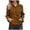 Coffee, variant on Yuhangmm Women Hoodies Long Sleeve Hoodless Sweatshirt Casual Crewneck Pullover Soft Comfortable Blouse Top for Everyday Style Green XL