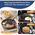 thumbnail image 6 of KSENDALO Fish Turner Spatulas Set, Flexible Egg Flippers for Nonstick Cookware, Thin, Slotted, Angled LFGB Nylon Blade, 6 of 7
