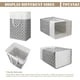 thumbnail image 5 of Cesto para ropa sucia de 75 l con asas largas reforzadas, impermeable y de pie, plegable para dormitorio, baño y dormitorio (gris), 5 of 5