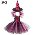 thumbnail image 1 of Disfraz de bruja para niñas, disfraz de Halloween, carnaval, fiesta, bruja infantil, bolsa, sombrero, traje de pájaro, 1 of 4