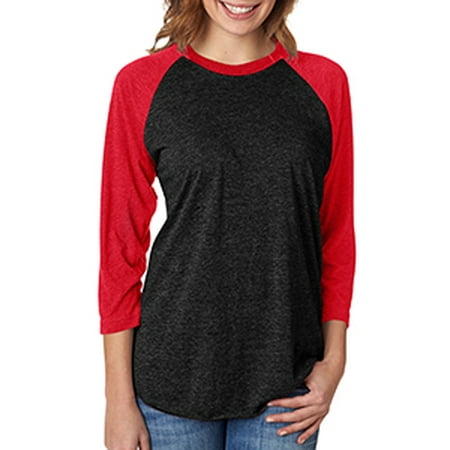 - Next Level Unisex Triblend 3/4-Sleeve Raglan