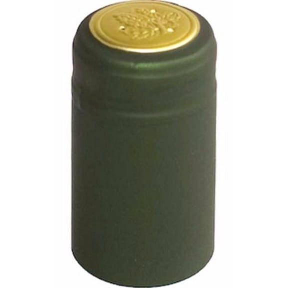 Green PVC Shrink Capsules-30 Per Bag